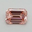 1.07 Ct. Fancy Vivid Pink Emerald Lab Grown Diamond