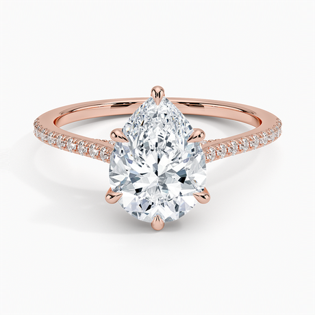 14K Rose Gold Luxe Dawn Diamond Ring