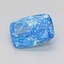 3.01 Ct. Fancy Vivid Blue Cushion Lab Grown Diamond