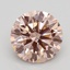 2.18 Ct. Fancy Intense Pink Round Lab Grown Diamond