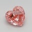 0.83 Ct. Fancy Vivid Pink Heart Lab Grown Diamond