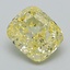 1.45 Ct. Fancy Yellow Cushion Lab Grown Diamond
