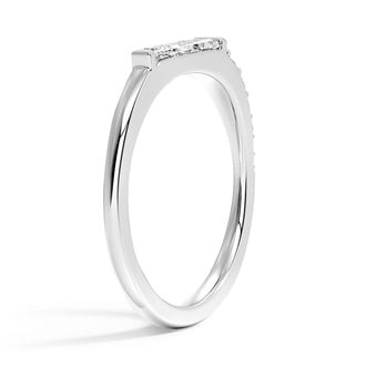 Custom Asymmetrical Baguette and Round Diamond Ring