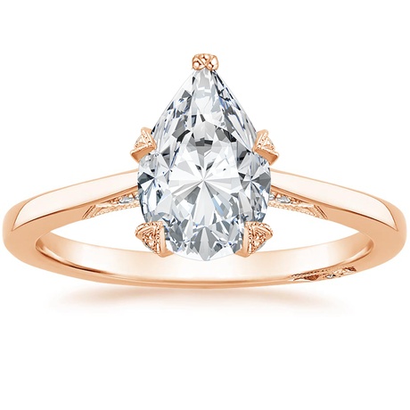18K Rose Gold Simply Tacori Diamond Ring (1/8 ct. tw.)