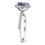 The Blythwood Ring, smalltop view on a hand