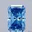 2.08 Ct. Fancy Vivid Blue Radiant Lab Grown Diamond