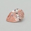0.30 Ct. Fancy Vivid Pink Pear Lab Grown Diamond
