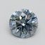 1.00 Ct. Fancy Vivid Blue Round Lab Grown Diamond
