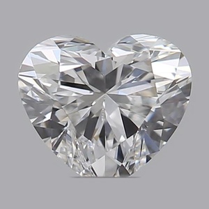 Heart diamond — real photo