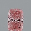 1.03 Ct. Fancy Vivid Pink Cushion Lab Grown Diamond