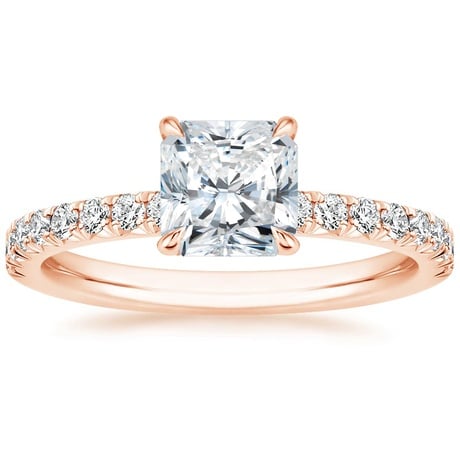 14K Rose Gold Amelie Diamond Bridal Set
