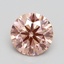 1.54 Ct. Fancy Intense Pink Round Lab Grown Diamond