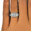 The Keswick Ring, smallzoomed in top view on a hand