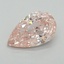 1.63 Ct. Fancy Intense Pink Pear Lab Grown Diamond