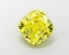 2.04 Ct. Fancy Vivid  Yellow Cushion Lab Grown Diamond