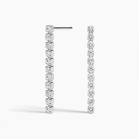 Lab Diamond Tennis Earrings (1/3 ct. tw.)