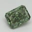 2.48 Ct. Fancy Vivid Pacific Green Radiant Lab Grown Diamond