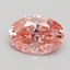 1.71 Ct. Fancy Vivid Pink Oval Lab Grown Diamond