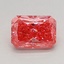 1.28 Ct. Fancy Vivid Pink Radiant Lab Grown Diamond