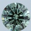 3.00 Ct. Fancy Vivid Green Round Lab Grown Diamond