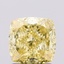 1.74 Ct. Fancy Intense Yellow Cushion Lab Grown Diamond