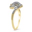 The Poet Ring, smalltop view on a hand