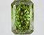3.58 Ct. Fancy Vivid Green Radiant Lab Grown Diamond