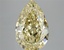 4.57 Ct. Fancy Intense Yellow Pear Lab Grown Diamond