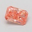 0.83 Ct. Fancy Vivid Pink Radiant Lab Grown Diamond