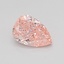 0.55 Ct. Fancy Vivid Pink Pear Lab Grown Diamond