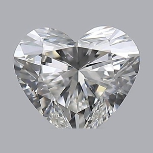 Heart diamond — real photo