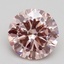 2.50 Ct. Fancy Intense Pink Round Lab Grown Diamond