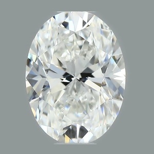 Oval diamond — real photo