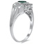 The Madeley Ring, smalltop view on a hand