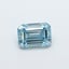 1.02 Ct. Fancy Intense  Blue Emerald Lab Grown Diamond