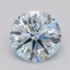 1.07 Ct. Fancy  Blue Round Lab Grown Diamond