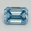 3.24 Ct. Fancy Vivid Blue Emerald Lab Grown Diamond