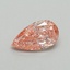 0.52 Ct. Fancy Vivid Pink Pear Lab Grown Diamond