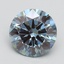 2.13 Ct. Fancy Vivid Blue Round Lab Grown Diamond