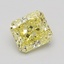 1.01 Ct. Fancy Intense Yellow Radiant Diamond