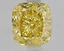 1.59 Ct. Fancy Vivid Yellow Yellow Cushion Lab Grown Diamond