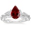 Platinum Luxe Secret Garden Diamond Ring (3/4 ct. tw.), smalltop view