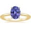 18K Yellow Gold Four-Prong Comfort Fit 1.5mm Ring, smalltop view