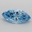 0.42 Ct. Fancy Vivid Blue Marquise Lab Grown Diamond