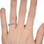 The Cato Ring, smalltop view on a hand