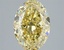 3.09 Ct. Fancy Intense Yellow Oval Lab Grown Diamond