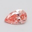 0.50 Ct. Fancy Intense Pink Pear Lab Grown Diamond