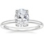 Platinum Sydney Perfect Fit Hidden Halo Diamond Ring, smalltop view