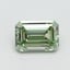 1.02 Ct. Fancy Intense Pacific Green Emerald Lab Grown Diamond