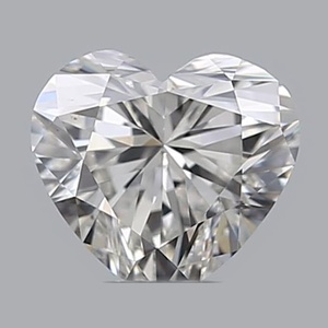 Heart diamond — real photo